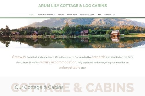 Arum Lily Cottage & Log Cabins Luxury Accommodation